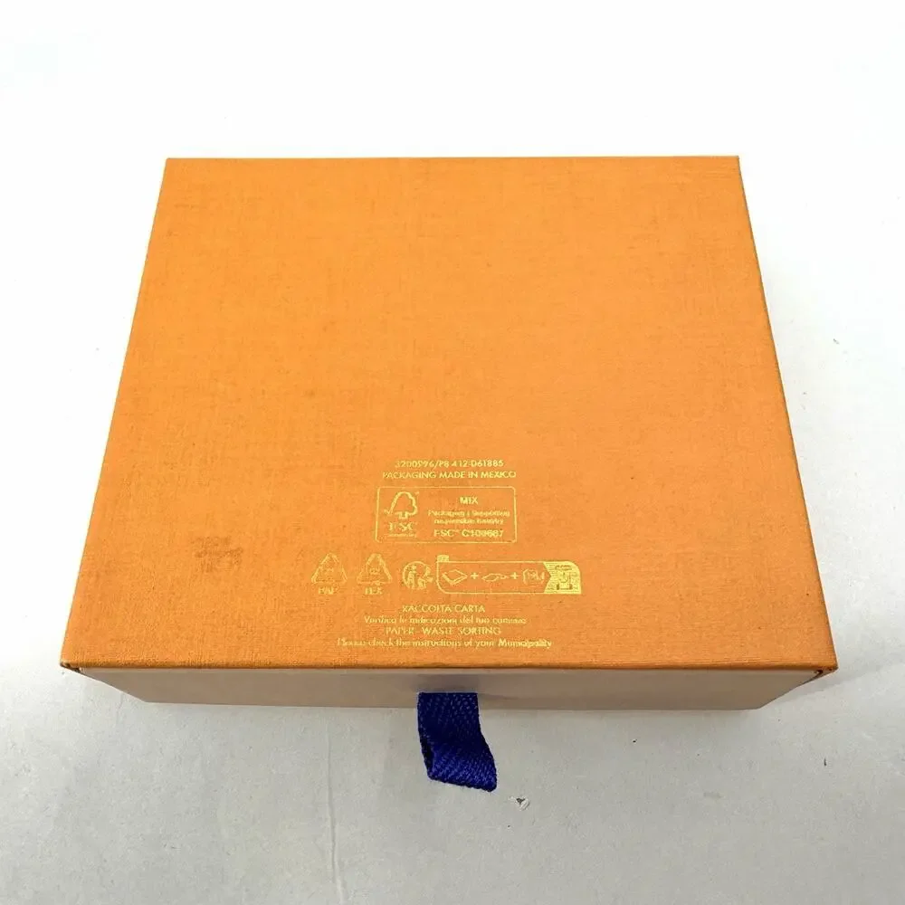 Louis Vuitton Authentic Orange Empty Small Gift Box & Dust Bag